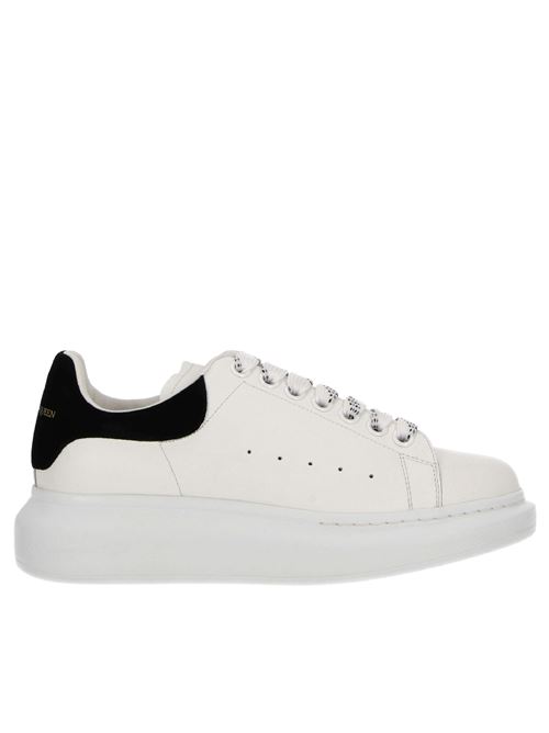 white/black calf leather sneakers ALEXANDER MCQUEEN | 553770WHGP79061